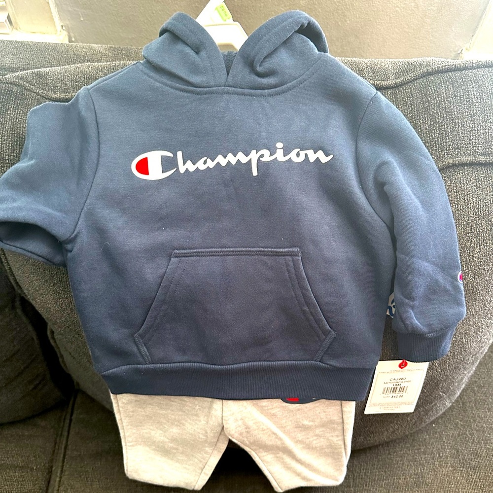 Champion Sweatsuit Infant Boys Navy 18M